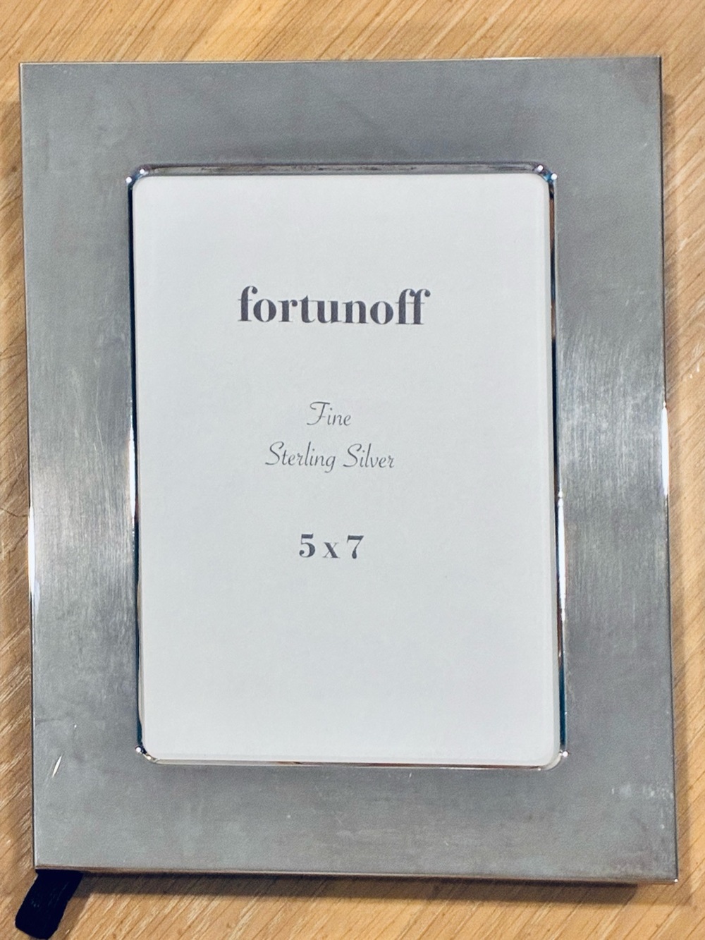 Fortunoff Sterling Silver Photo Frame, 5 x 7, Circa 70s/80s